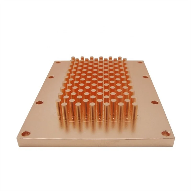 Copper Pin Fin IGBT Heat Sink
