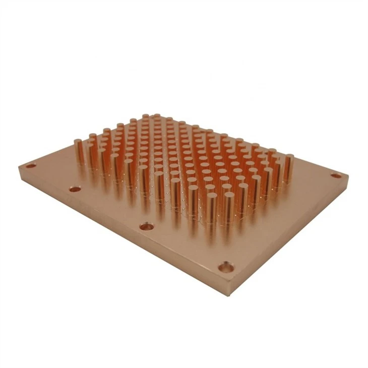 Copper Pin Fin IGBT Heat Sink